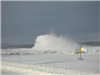 The Runway Being Cleared at the Laconia/Gilford Airport