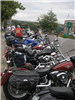 A look at some of the motorcycles parked along Beacon Street, 2010