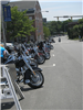 The motorcycle parking along Beacon Street, 2010