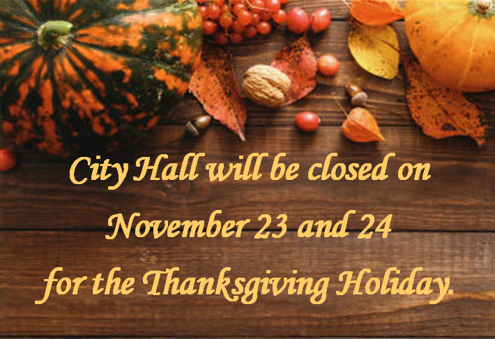 City Hall Closed Thanksgiving 2023