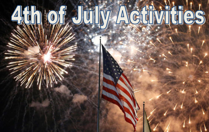 Generic photo of fireworks and words 