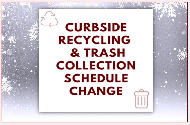 Trash and Recycling Change for Newsflash