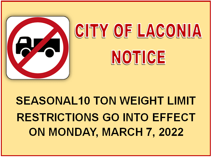 Seasonal Weight Limit Restrictions