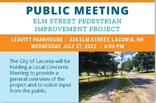 Public Meeting Elm Street Project