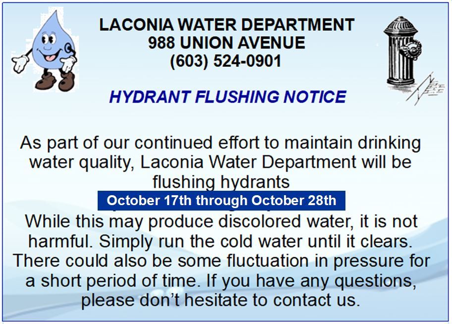 Hydrant Flushing Notice 2022