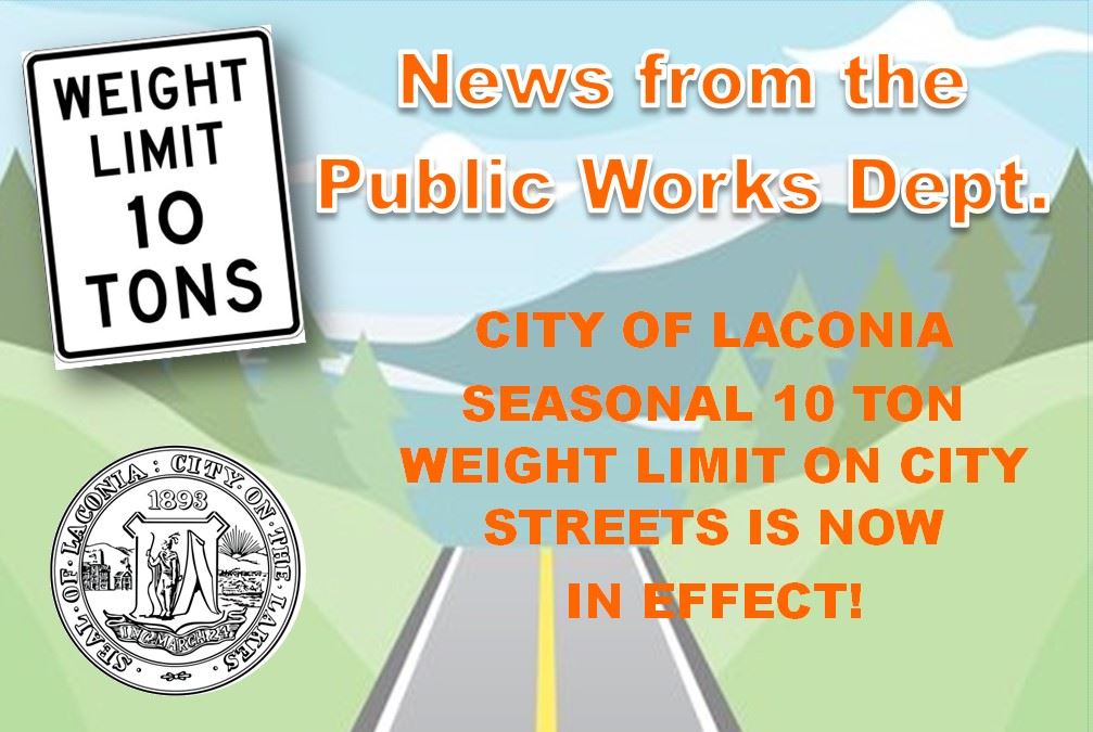Seasonal weight limit now in effect 2023