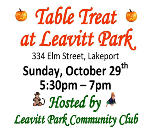 Table Treat Leavitt Park