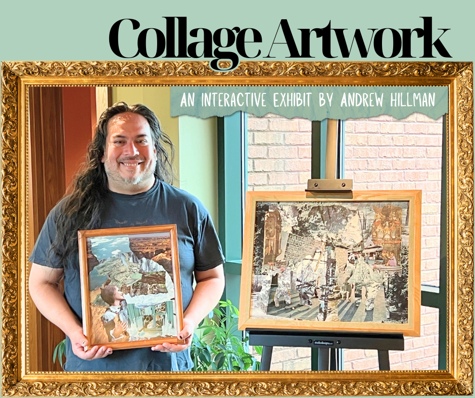 Collage Artwork: an interactive exhibit